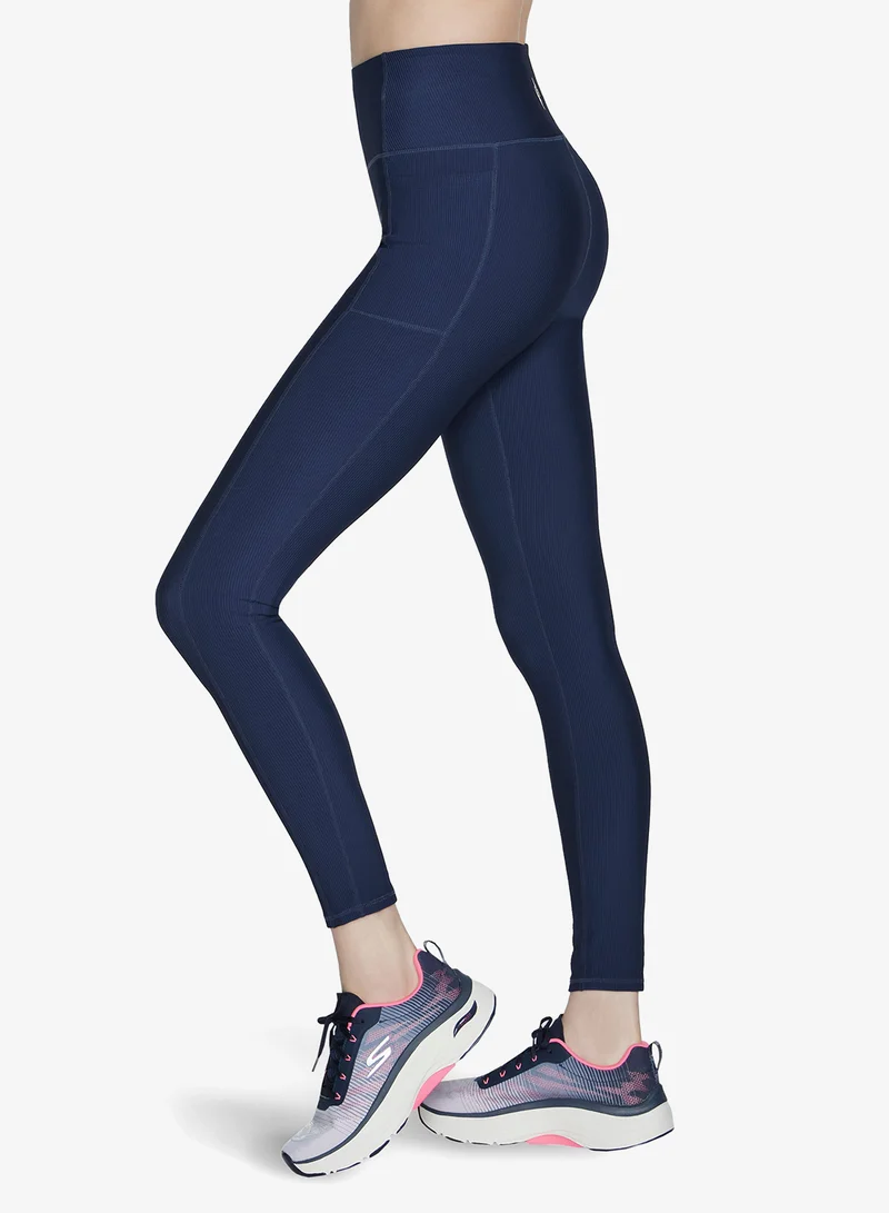 SKECHERS  Go Flex Ribbed High-Waisted Leggings for Women | Best Price UAE